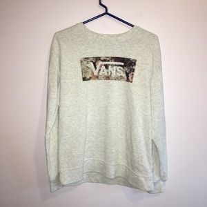 Vans floral sweatshirt